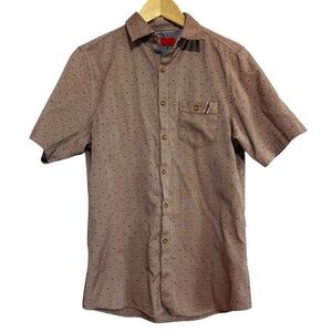 Project Red Men’s Button Down Short Sleeve Shirt Size Small